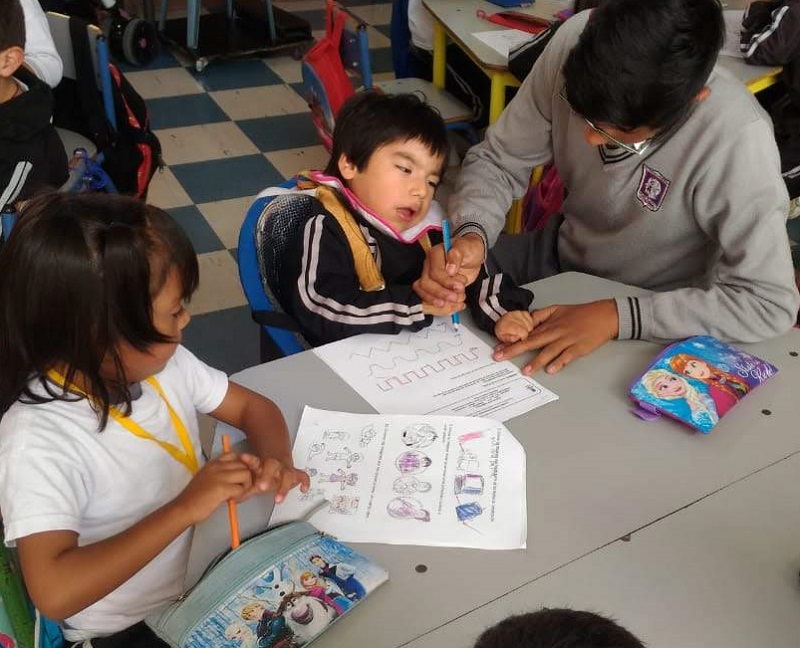 foto de niño con discpacidad