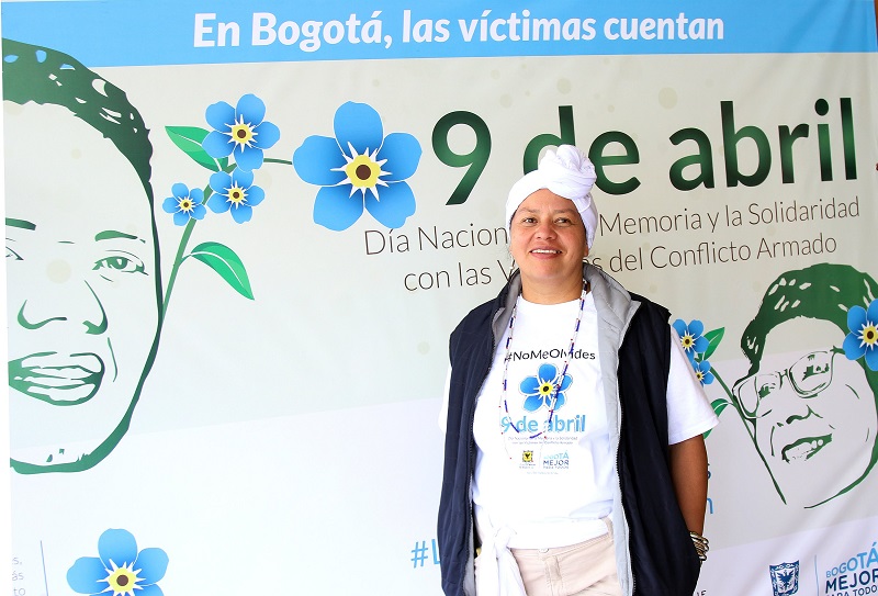 Foto de de persona victima del conflicto armado