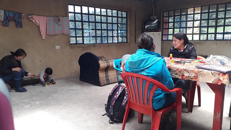 foto interna de una casa en sumapaz 1