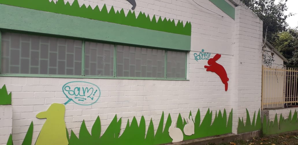 foto de pared con pintura