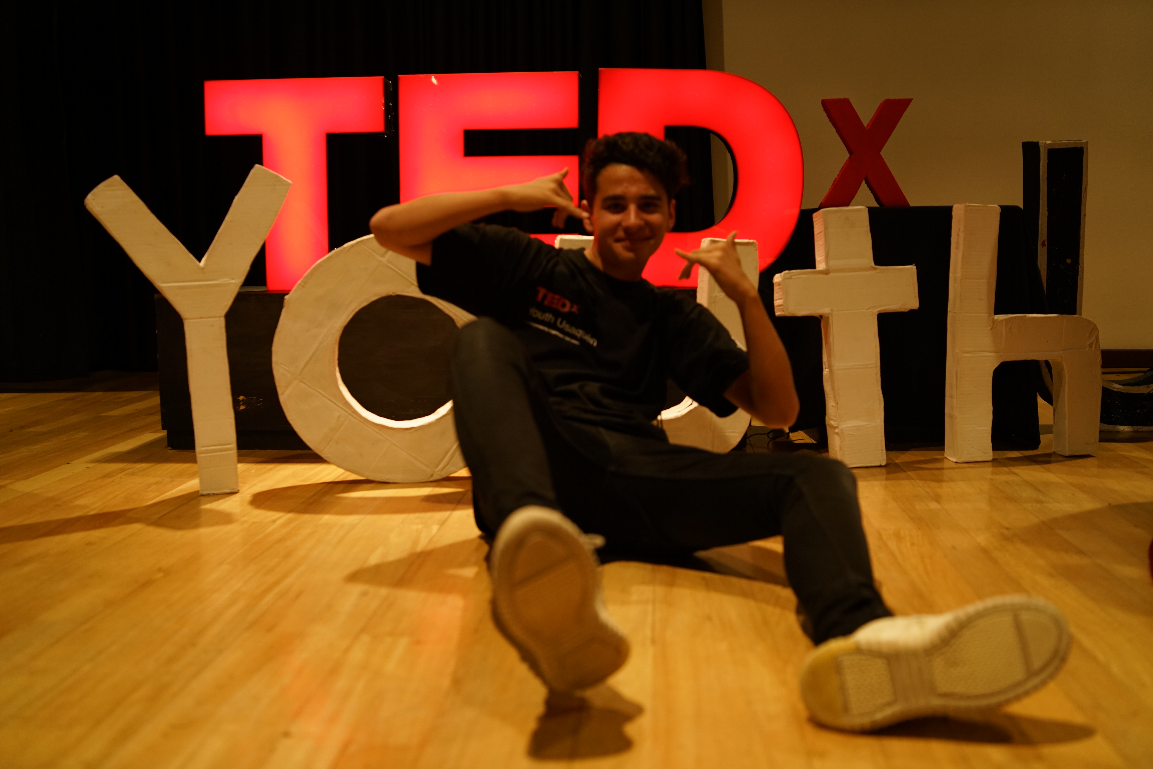 foto de joven en el TED