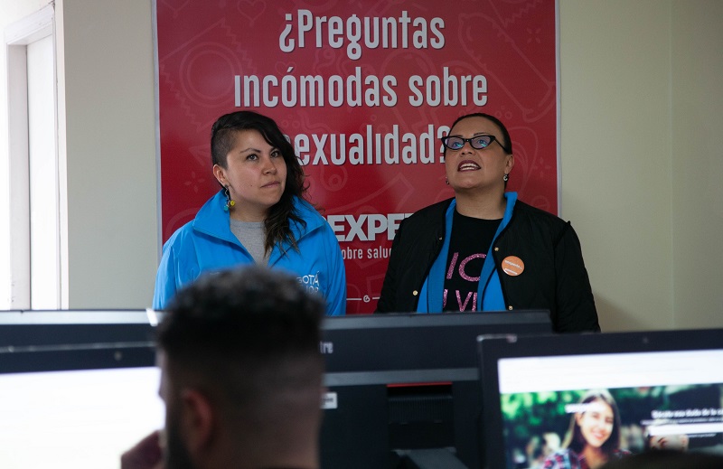 foto de funcionarias de la SDIS