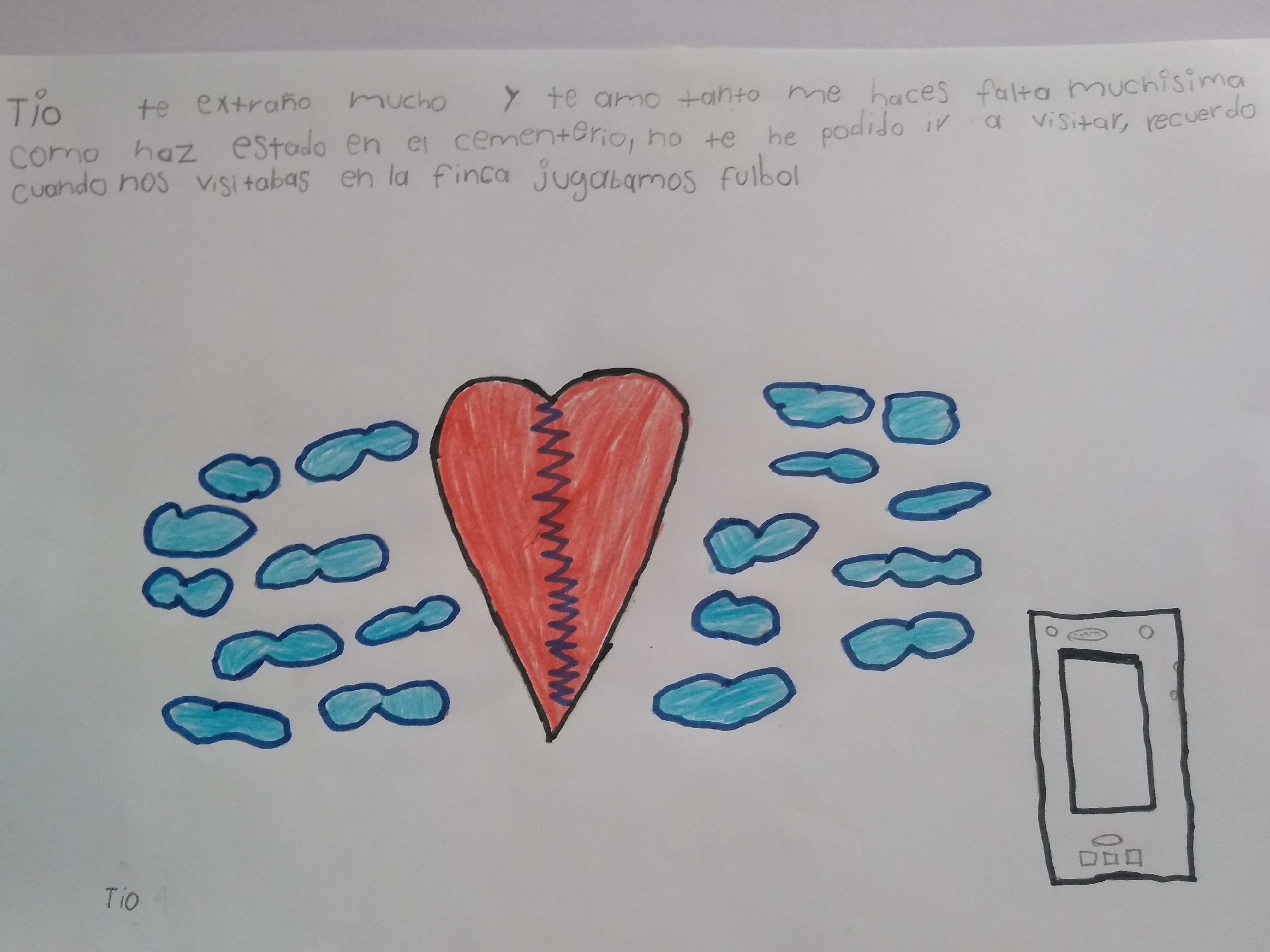 foto de dibujo de un niño