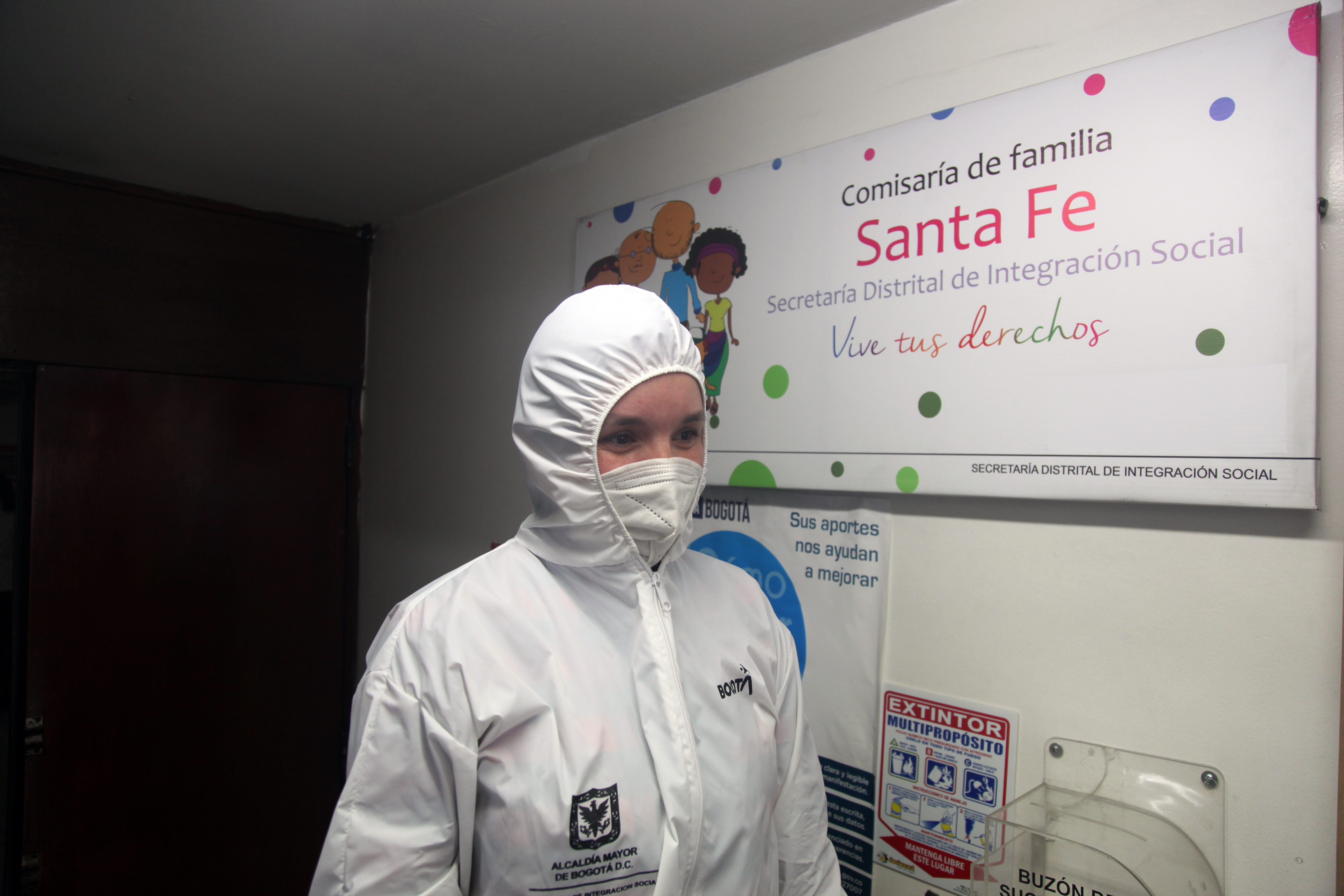 foto de secretaria en comisarias de familia