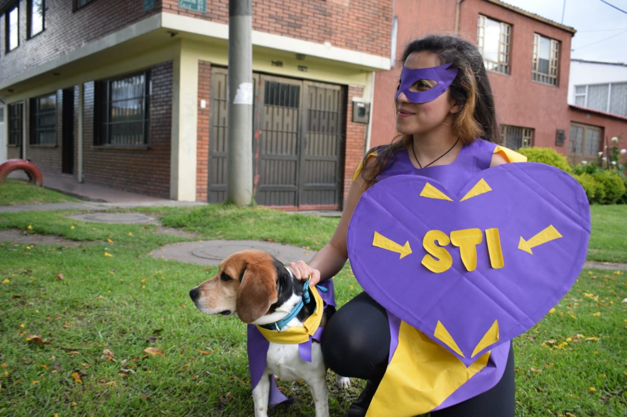 foto de super sti y su perro 2