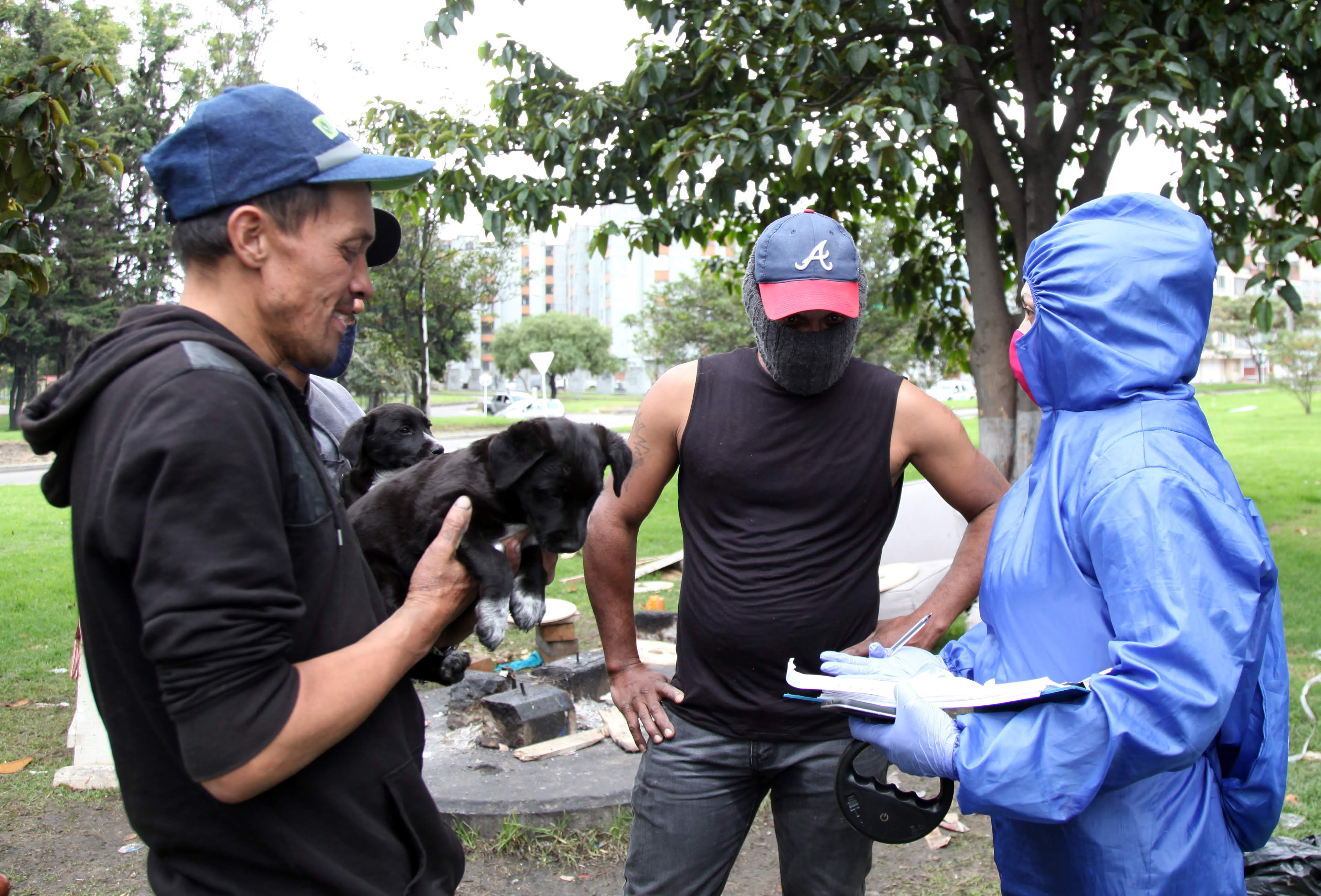 foto de habitantes de calle