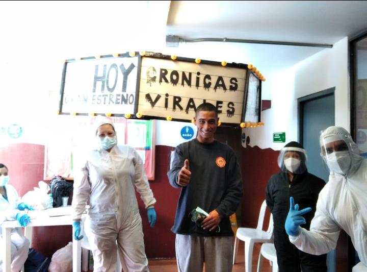 foto de exposicion de cronicas virales