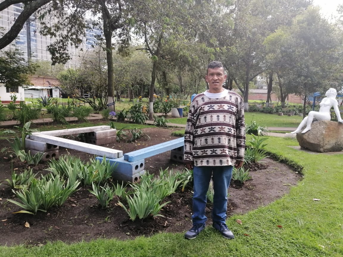 reencuentro con su familia