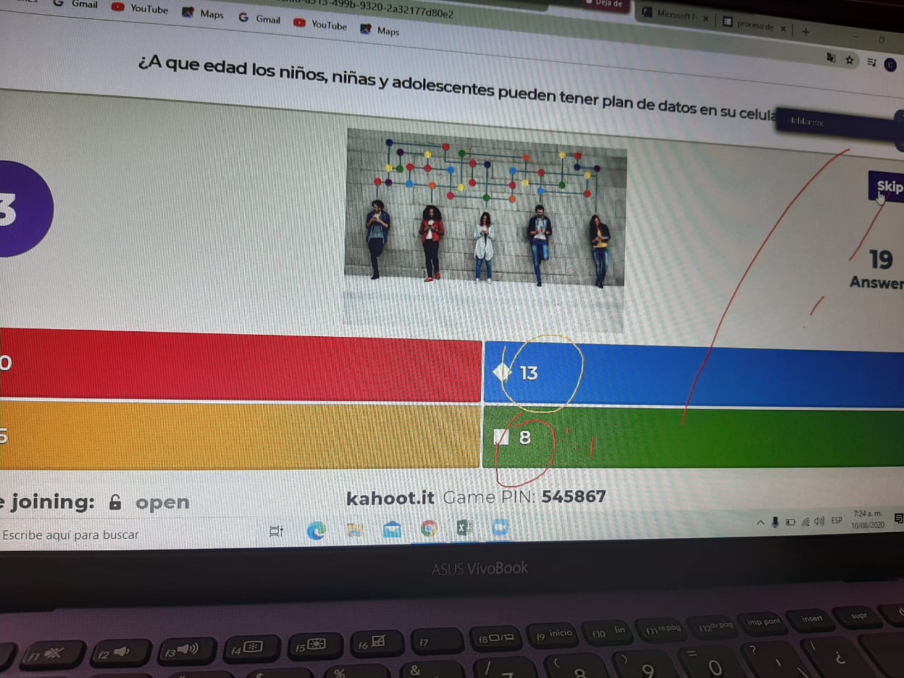 pantallazo de computadora