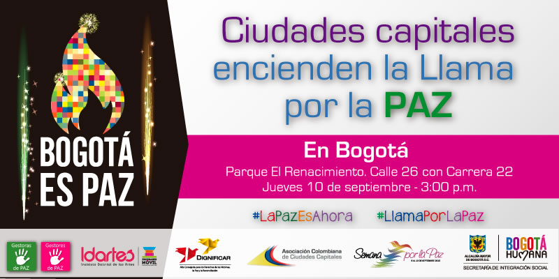 Pieza grafica del evento - Ciudades Capitales